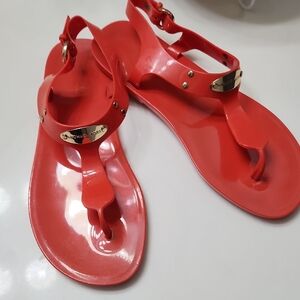 Michael Kors Vibrant Red Sandals